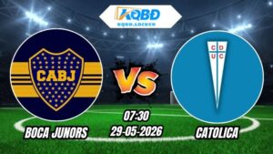 Soi Kèo Boca Juniors vs Catolica 07h30 - 29/05/2026