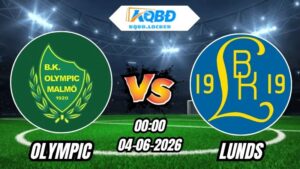 Soi Kèo Olympic vs Lunds 00h00 - 04/06/2026